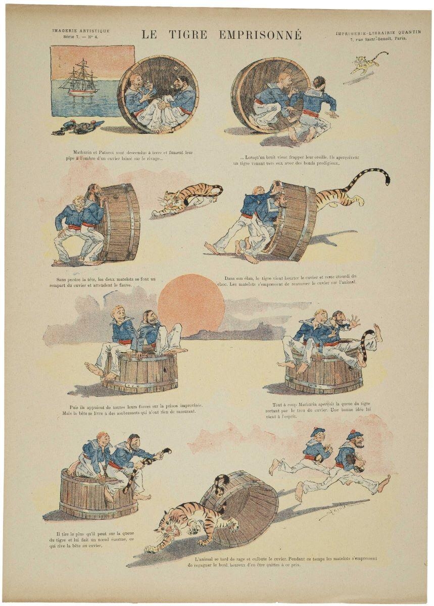 LE TIGRE EMPRISONNÉ (titre inscrit)