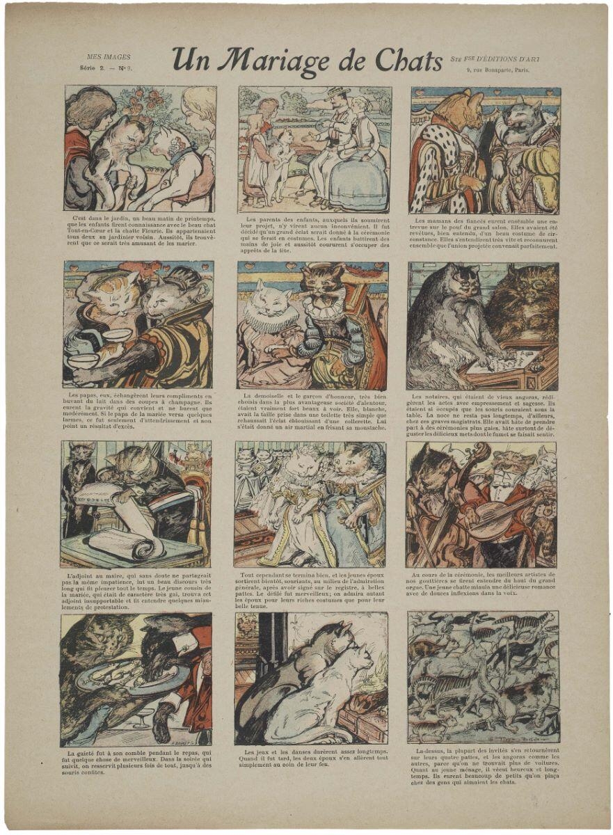 Un mariage de Chats (titre inscrit)
