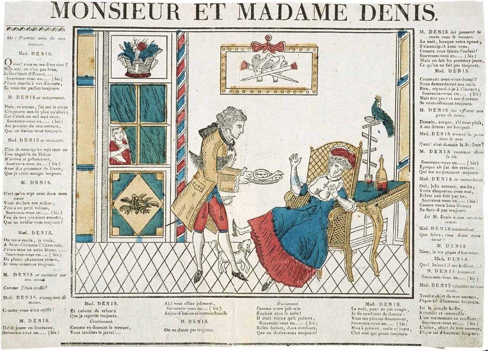 MONSIEUR ET MADAME DENIS. (titre inscrit)