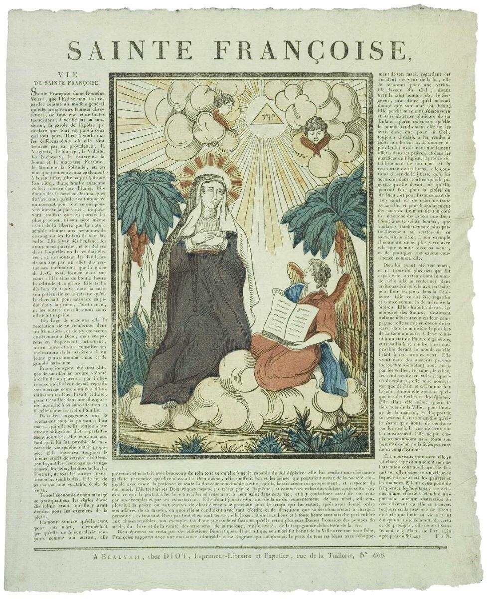 SAINTE FRANÇOISE, (titre inscrit)