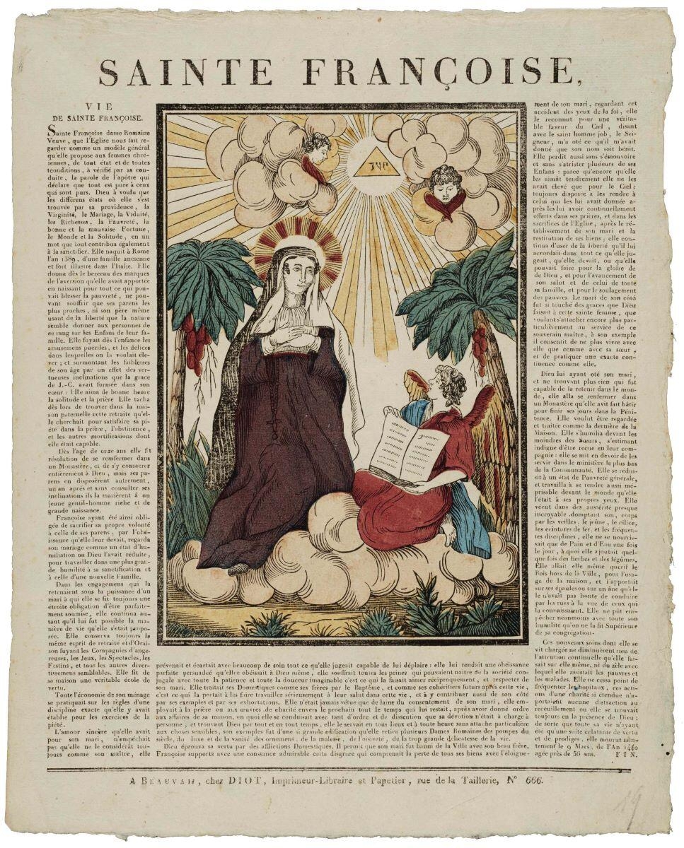 SAINTE FRANÇOISE, (titre inscrit)