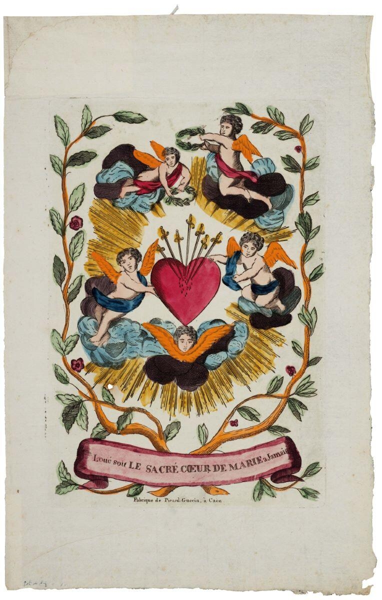 Loué soit LE SACRE COEUR DE MARIE a Jamais (titre inscrit)