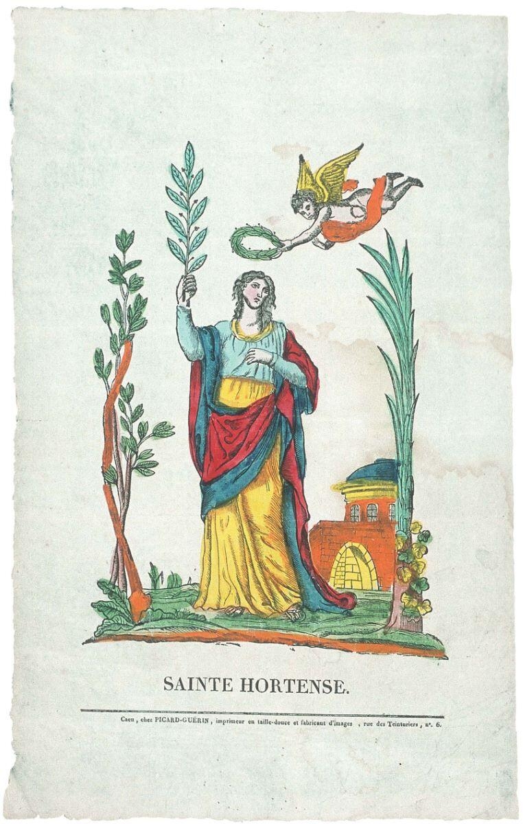 SAINTE HORTENSE. (titre inscrit)