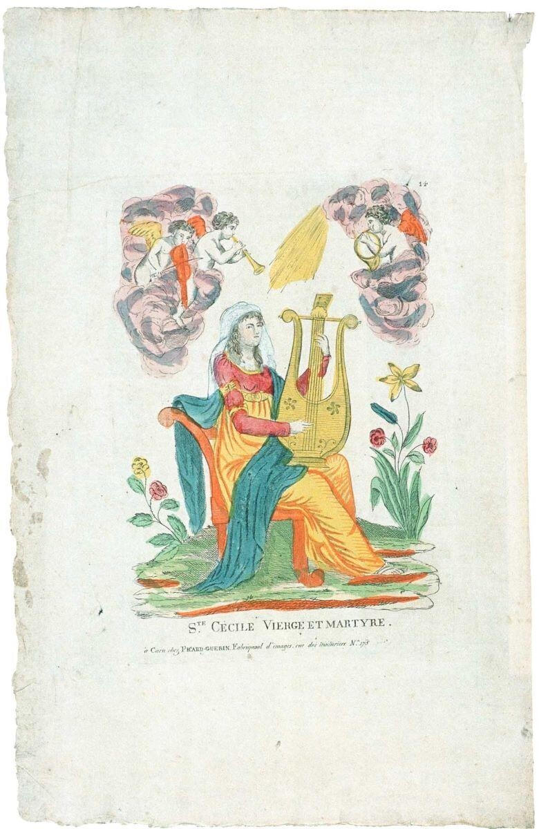 STE. CÉCILE VIERGE ET MARTYRE. 14 (titre inscrit)