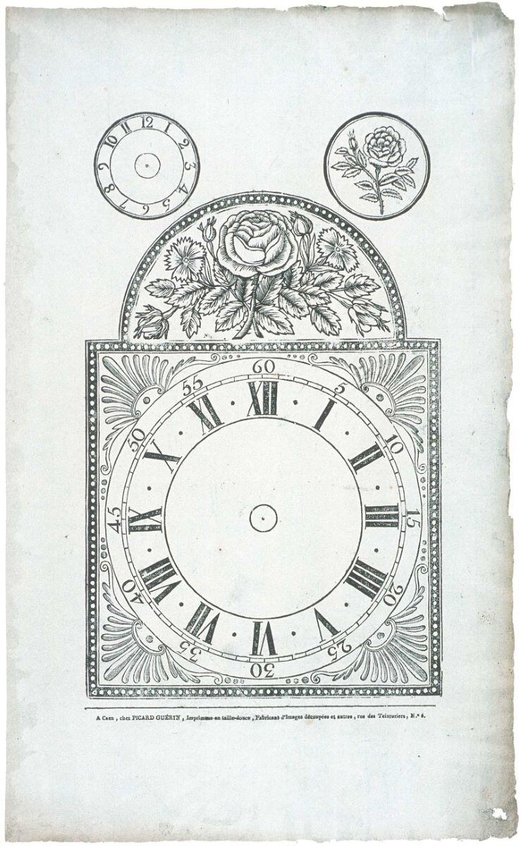 cadran d’horloge (titre factice)