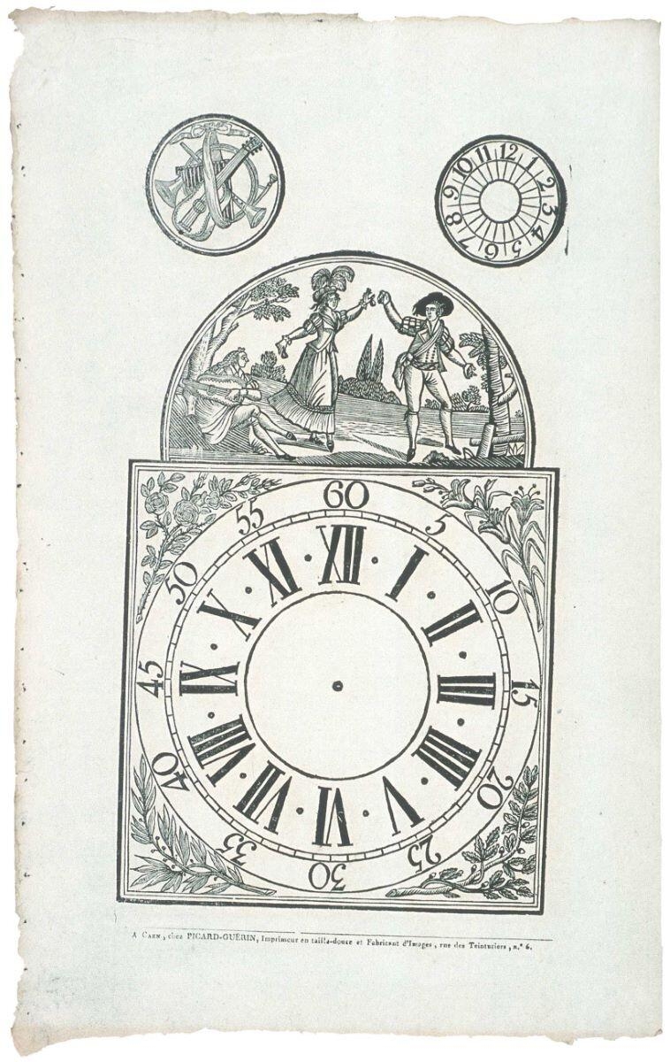 cadran d’horloge (titre factice)
