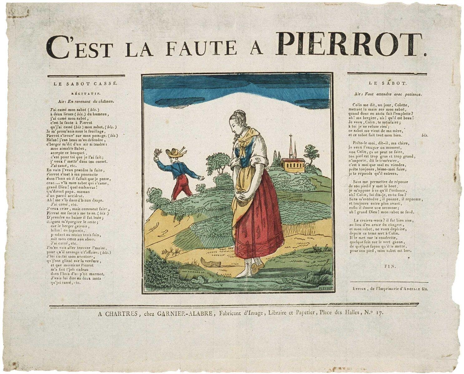 C’EST LA FAUTE A PIERROT. (titre inscrit)