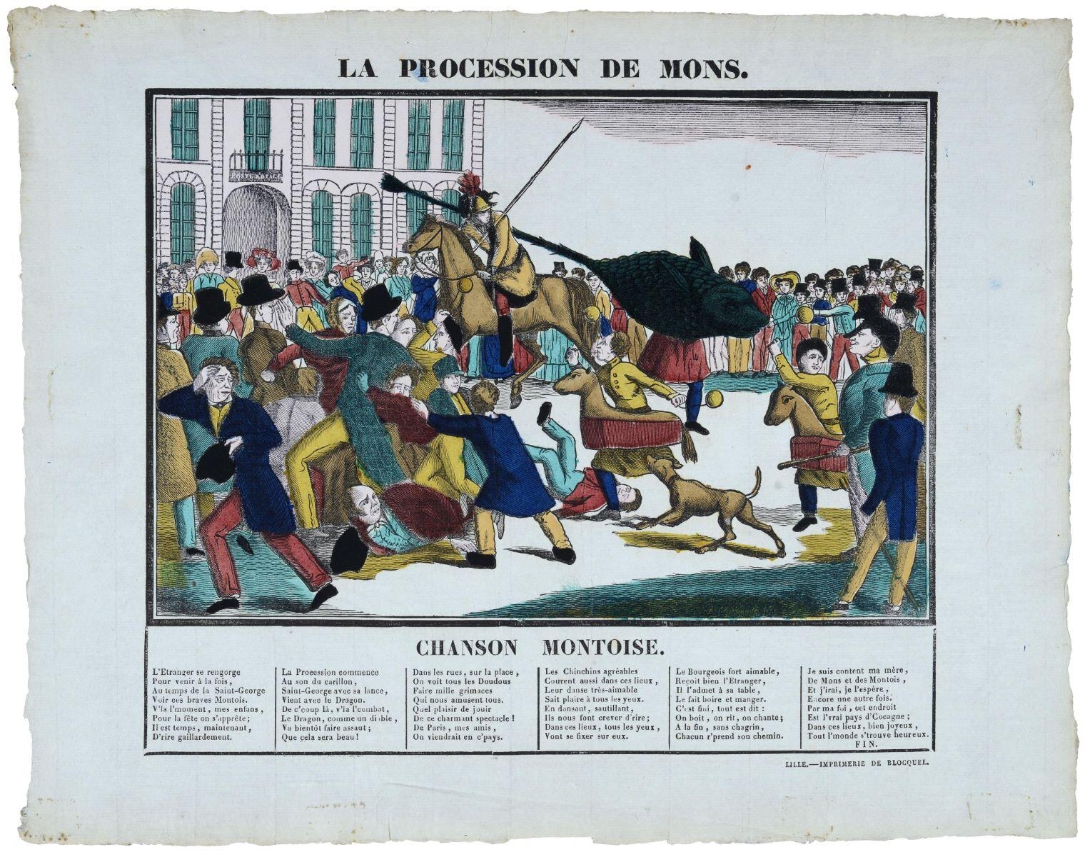 LA PROCESSION DE MONS. (titre inscrit)