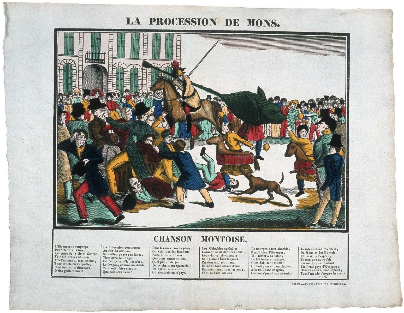 LA PROCESSION DE MONS. (titre inscrit)