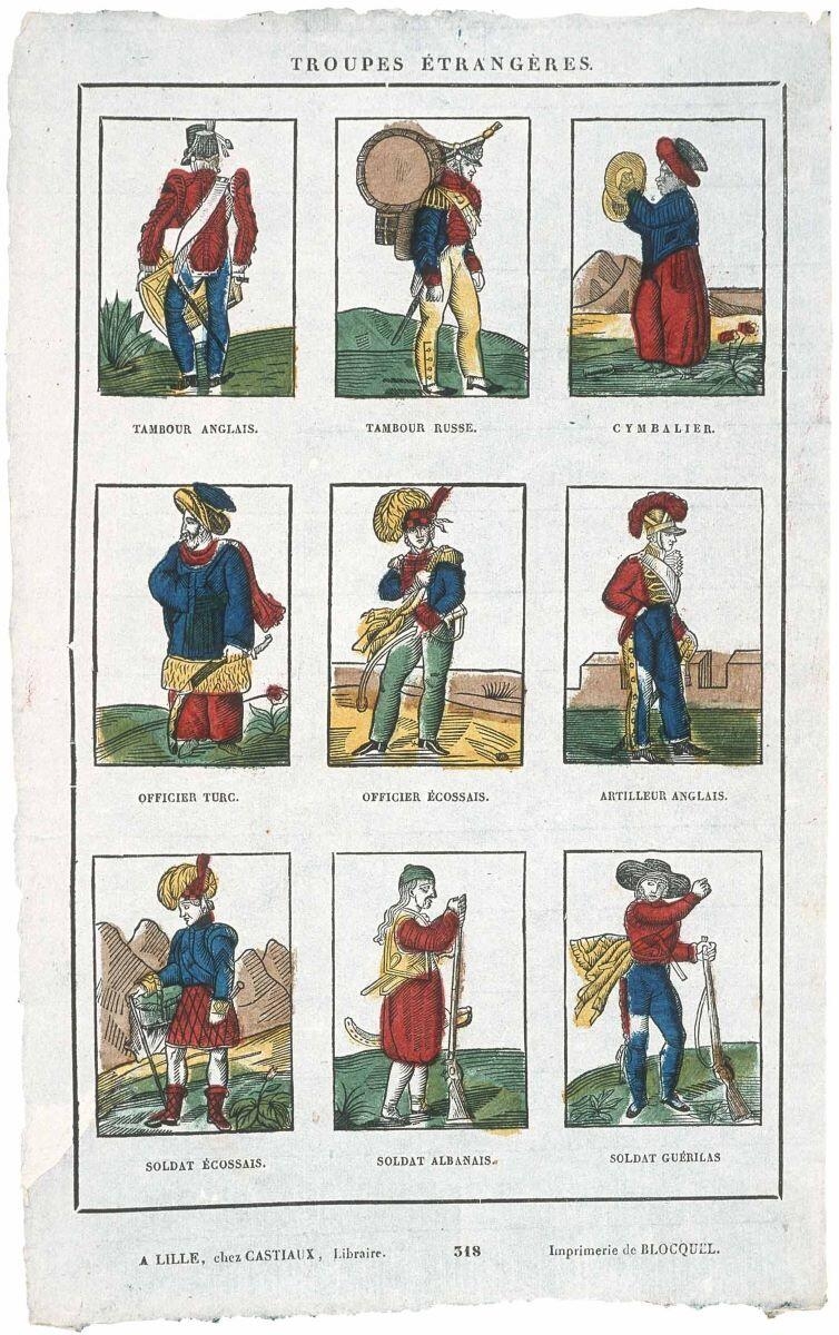 TROUPES ÉTRANGÈRES. 318 (titre inscrit)