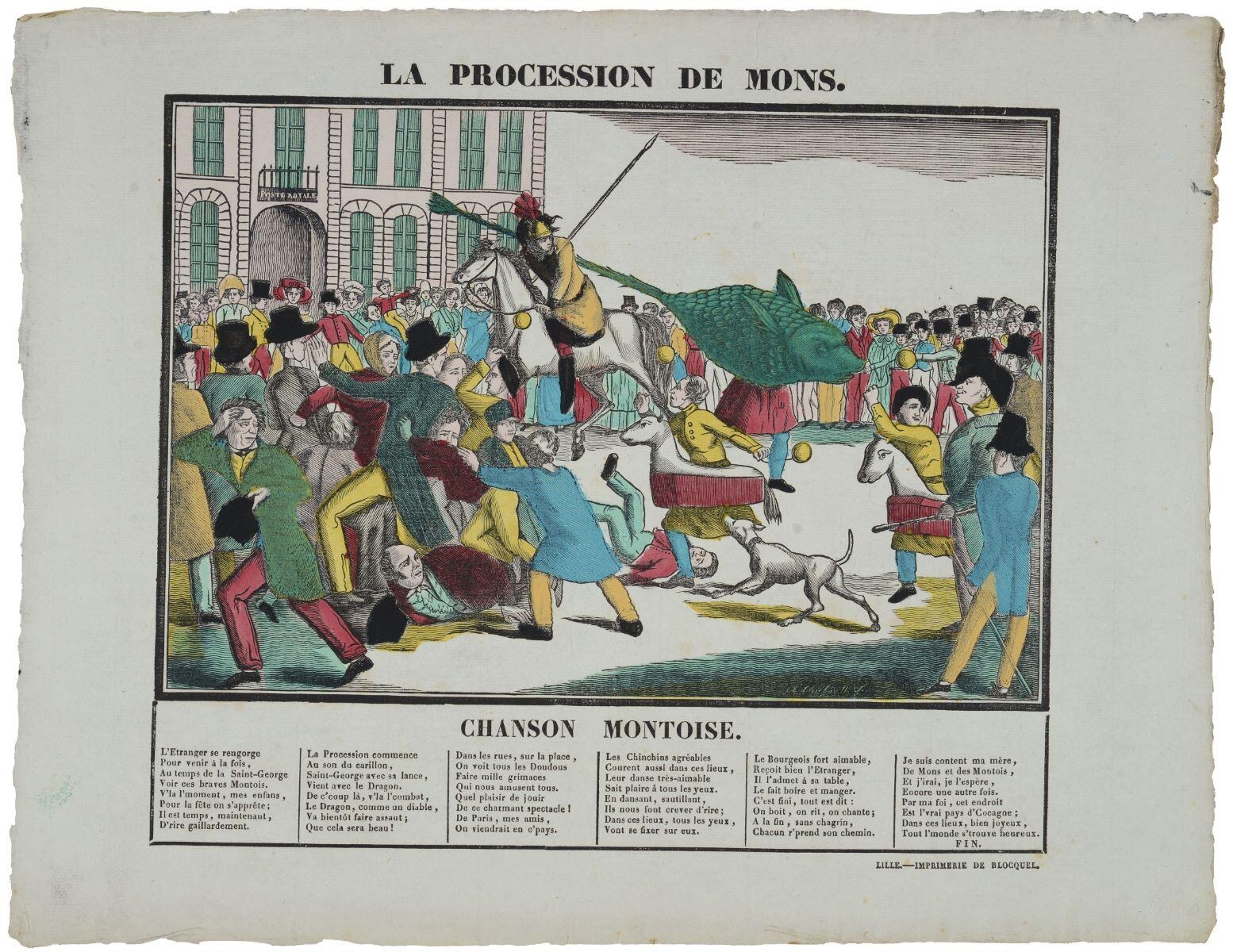 LA PROCESSION DE MONS. (titre inscrit)