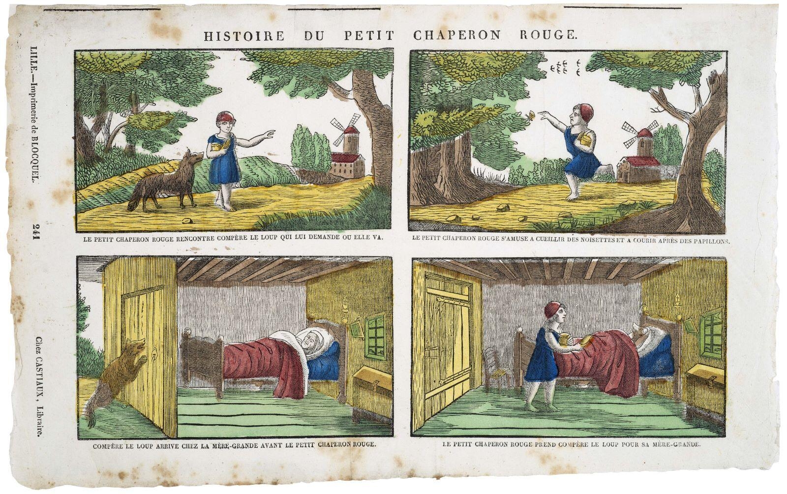 HISTOIRE DU PETIT CHAPERON ROUGE. 241 (titre inscrit)