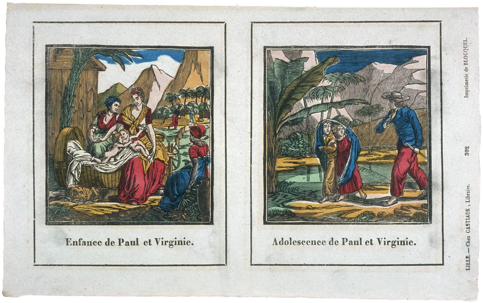 Enfance de Paul et Virginie. Adolescence de Paul et Virginie. 392 (titre inscrit)