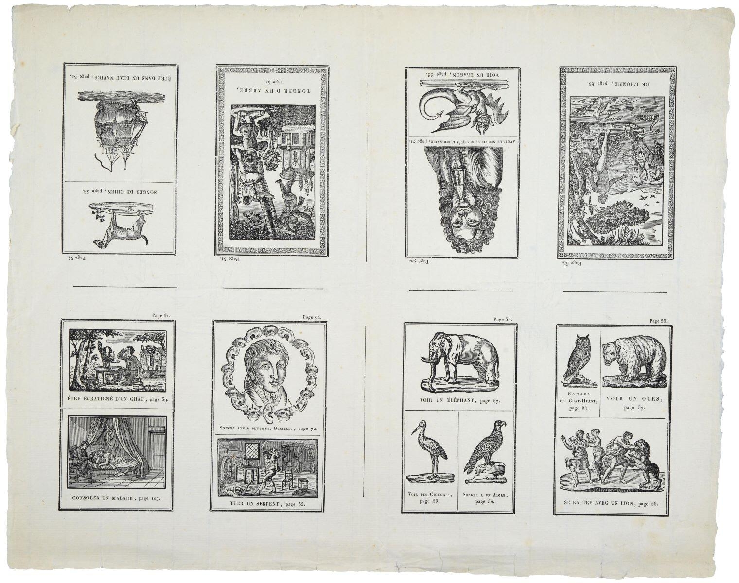 pages de la Clé des songes (titre factice)
