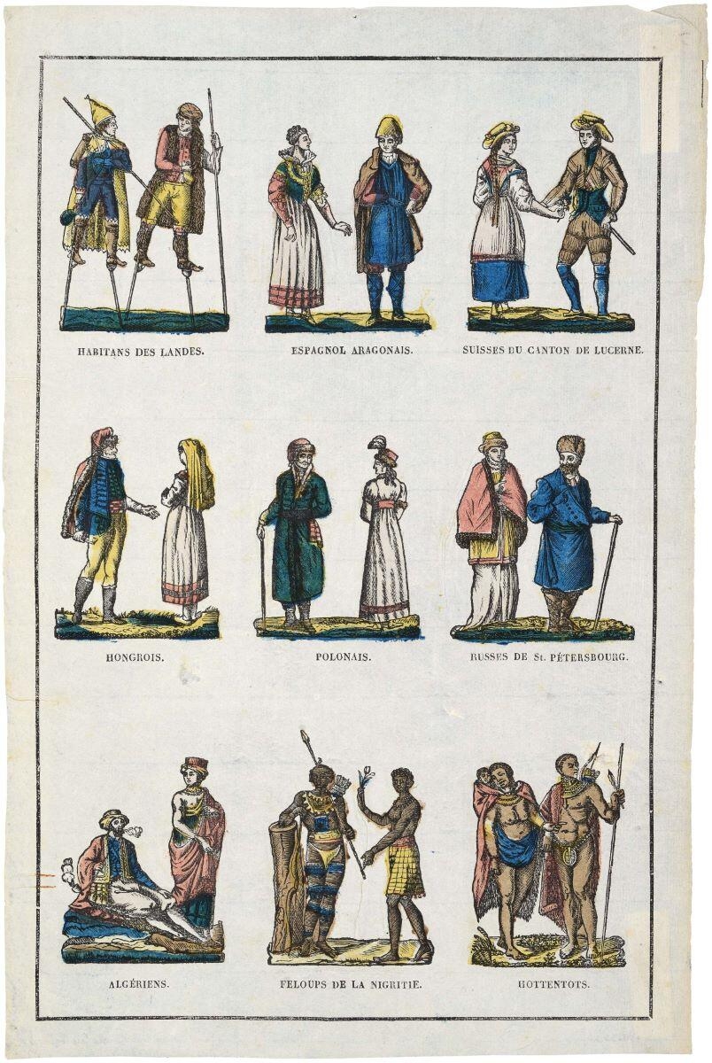 Costumes de divers peuples (titre factice)