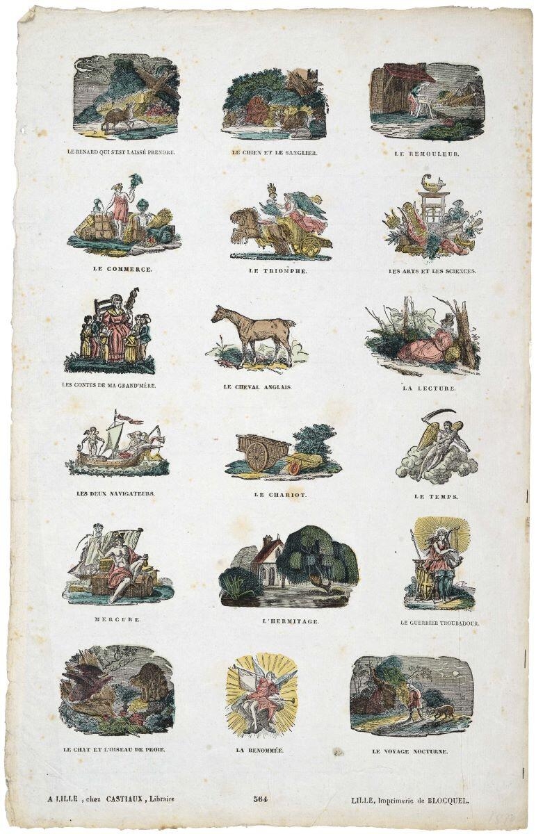 LE RENARD QUI S'EST LAISSÉ PRENDRE. [...] LE VOYAGE NOCTURNE. 564 (titre inscrit)