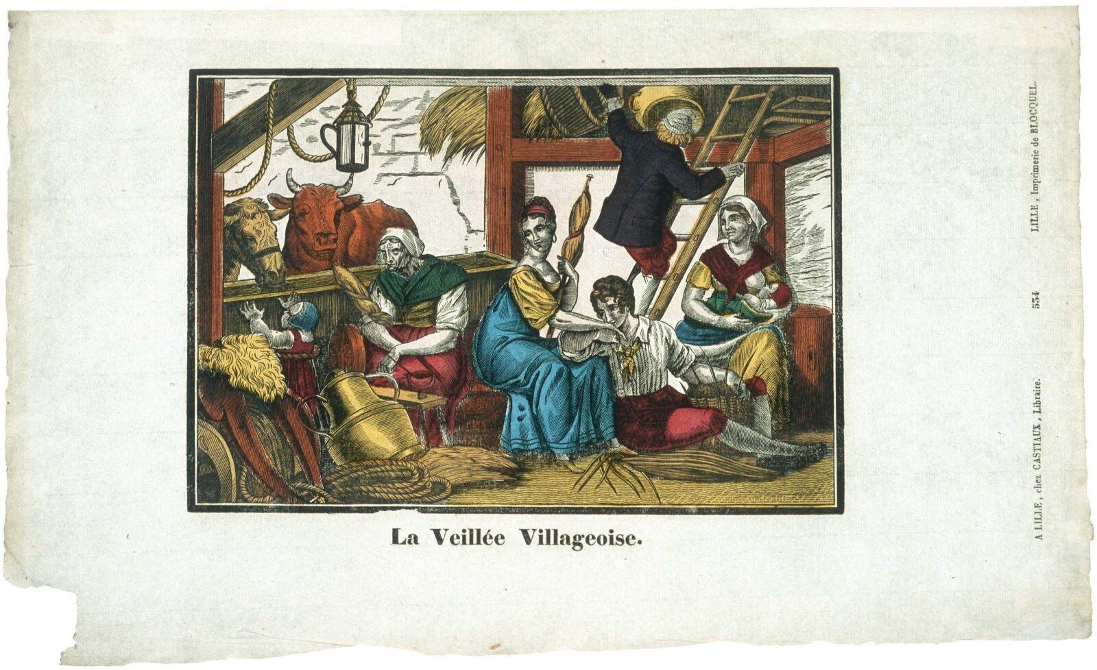 La Veillée Villageoise. 554 (titre inscrit)