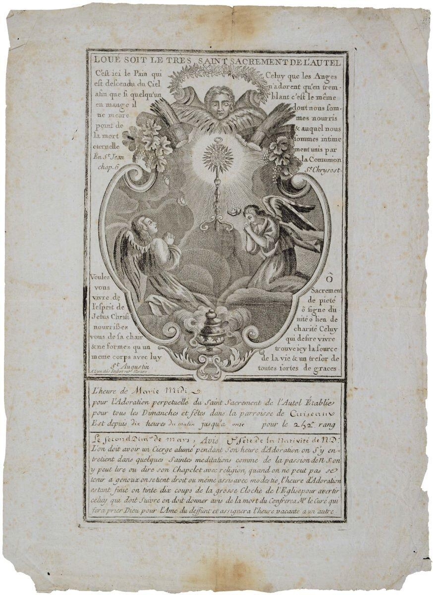 Bulletin paroissial ? (titre factice)