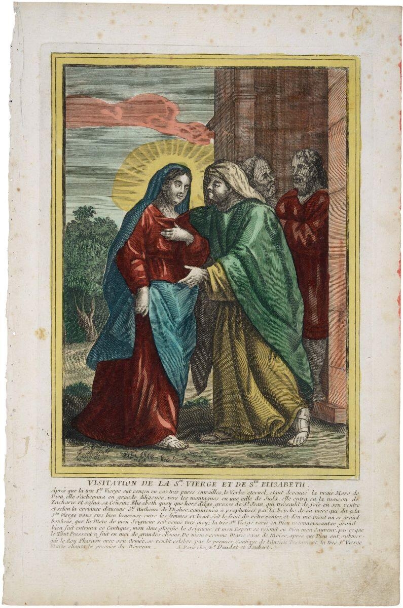 VISITATION DE LA STE. VIERGE ET DE STE. ELISABETH. (titre inscrit)