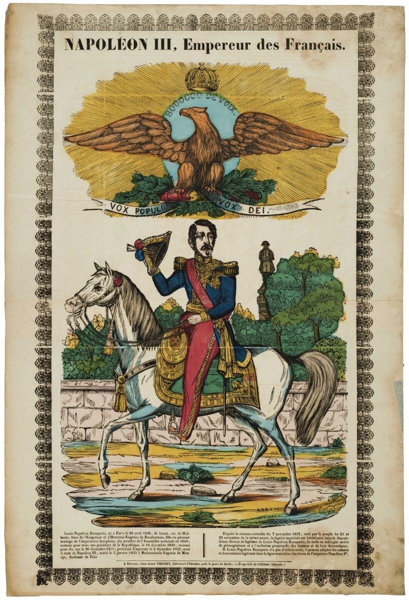 NAPOLÉON III, Empereur des Français. (titre inscrit)