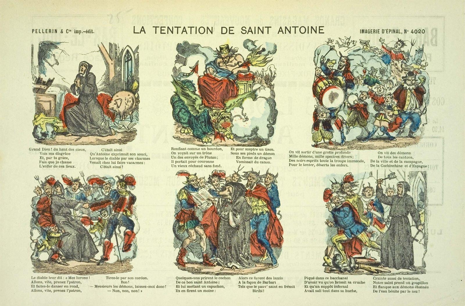 LA TENTATION DE SAINT ANTOINE (titre inscrit)