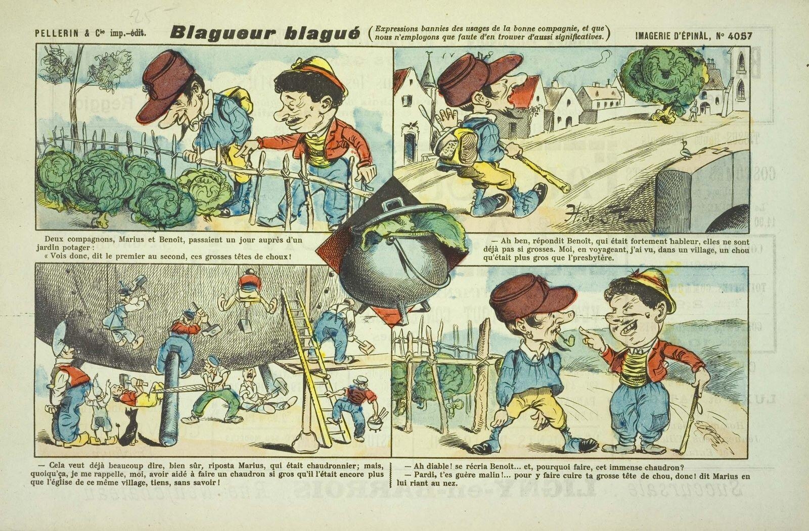Blagueur blagué (titre inscrit)