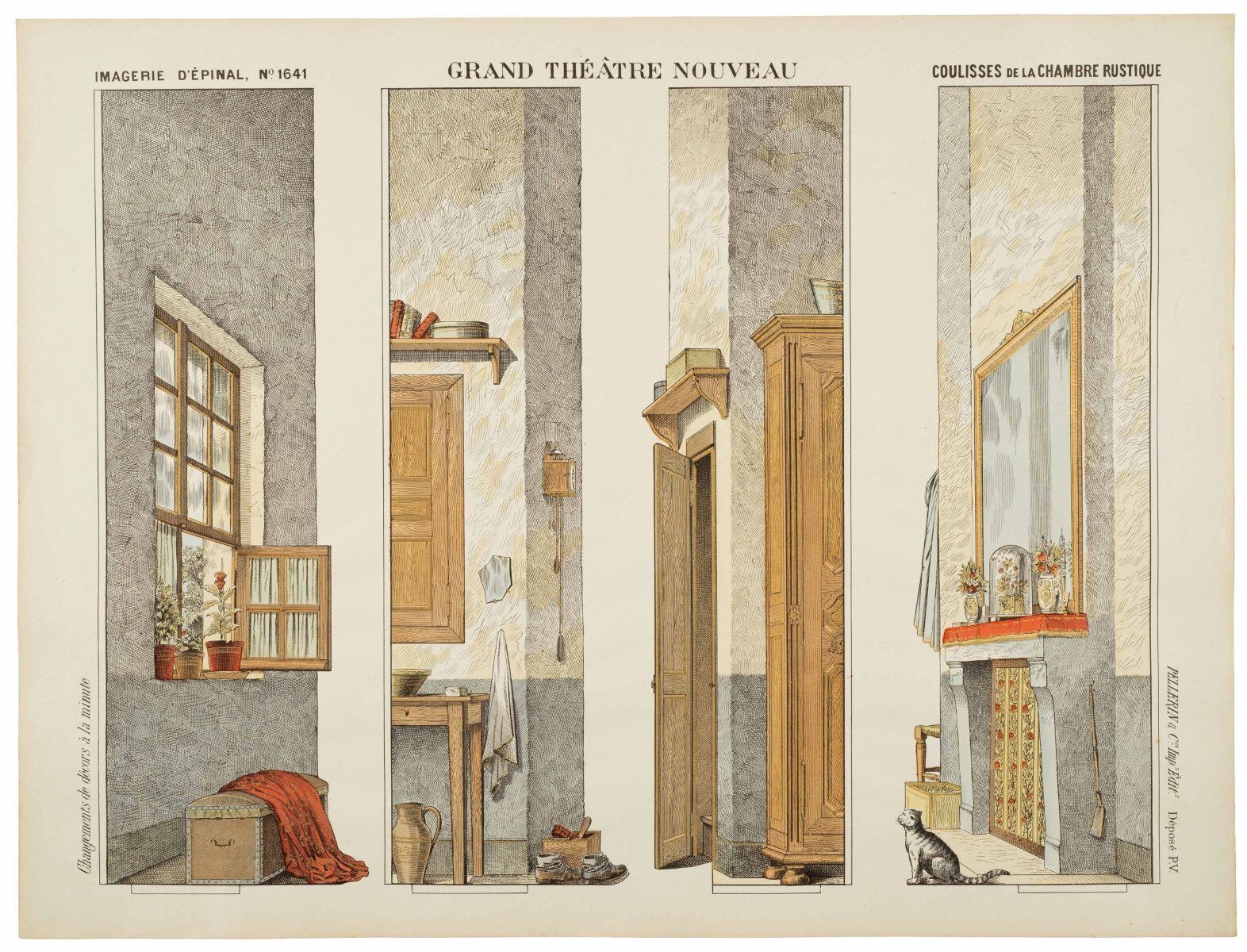GRAND THÉATRE NOUVEAU COULISSES DE LA CHAMBRE RUSTIQUE (titre inscrit)