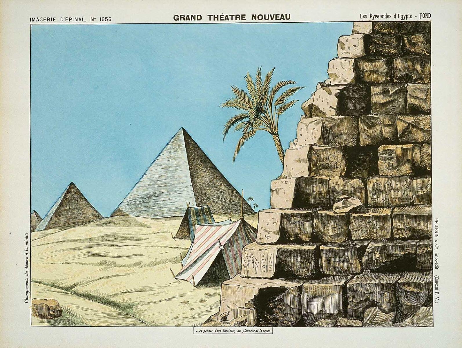 GRAND THÉATRE NOUVEAU Les Pyramides d’Égypte - FOND (titre inscrit)