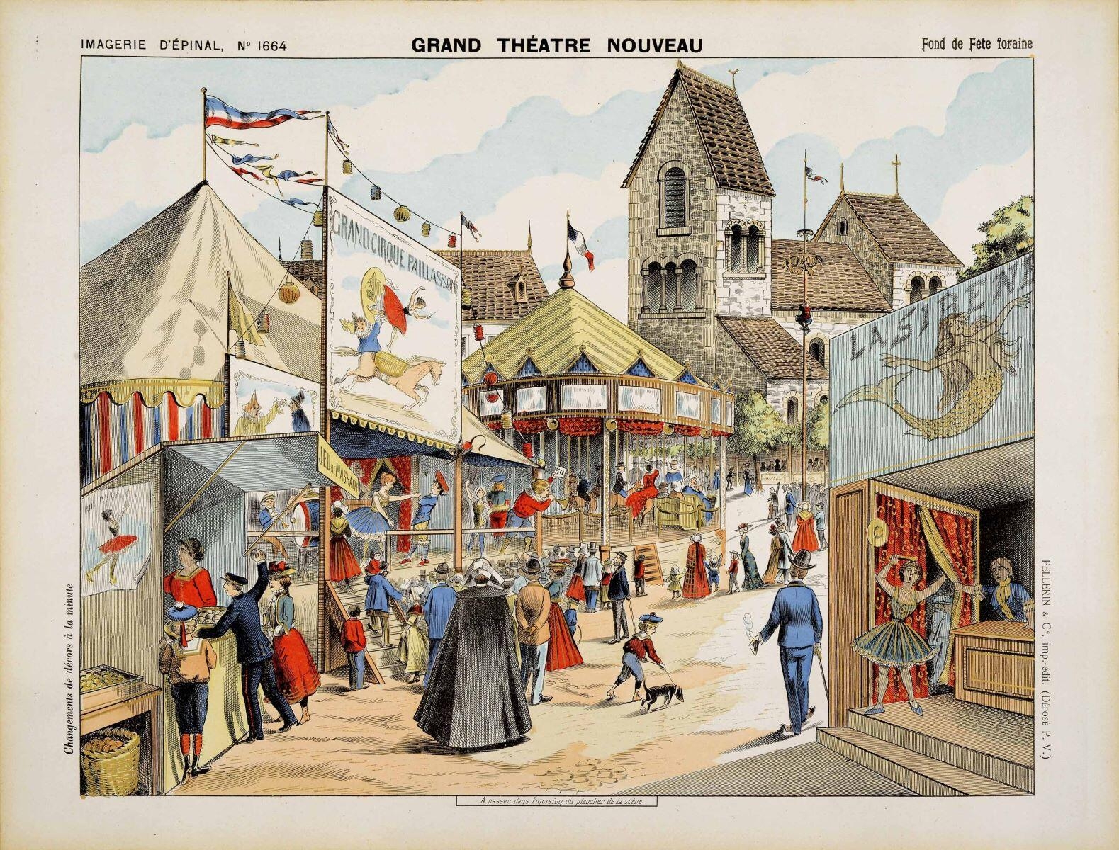GRAND THÉATRE NOUVEAU Fond de Fête foraine (titre inscrit)
