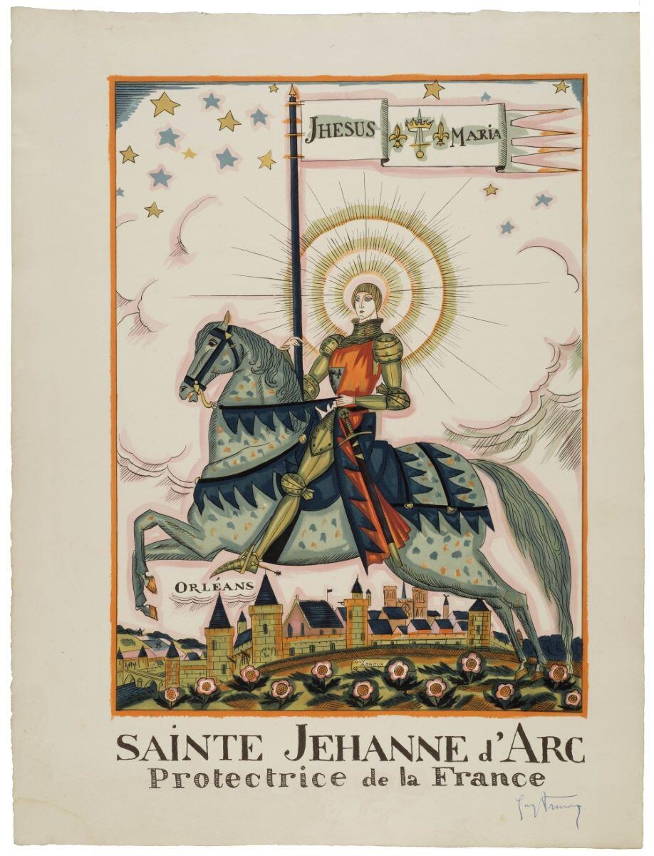 SAINTE JEHANNE d’ARC / Protectrice de la France (titre inscrit)