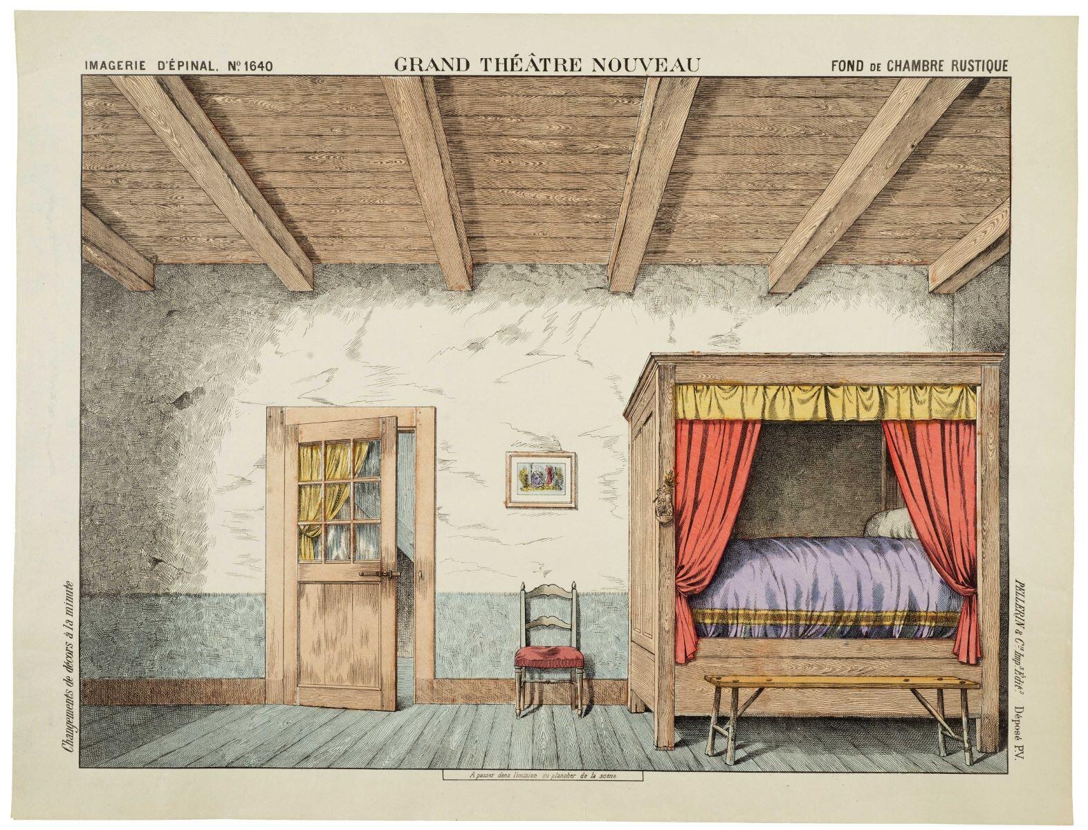 GRAND THÉATRE NOUVEAU / FOND DE CHAMBRE RUSTIQUE (titre inscrit)