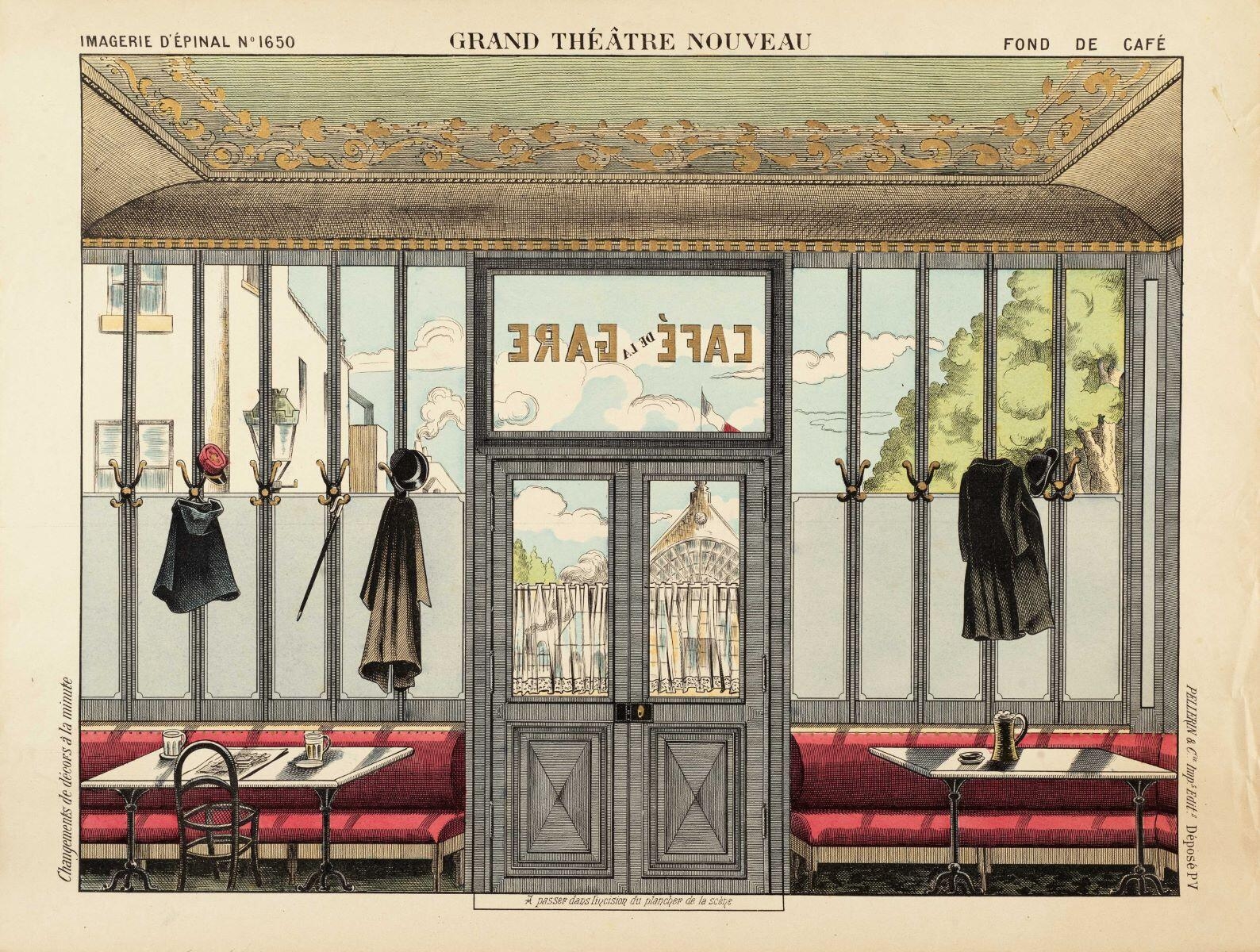 GRAND THÉATRE NOUVEAU / FOND DE CAFÉ (titre inscrit)