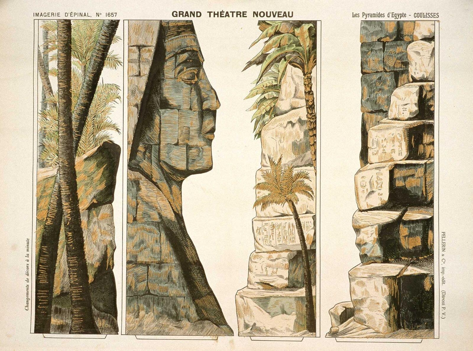 GRAND THÉATRE NOUVEAU / Les Pyramides d’Egypte - COULISSES (titre inscrit)