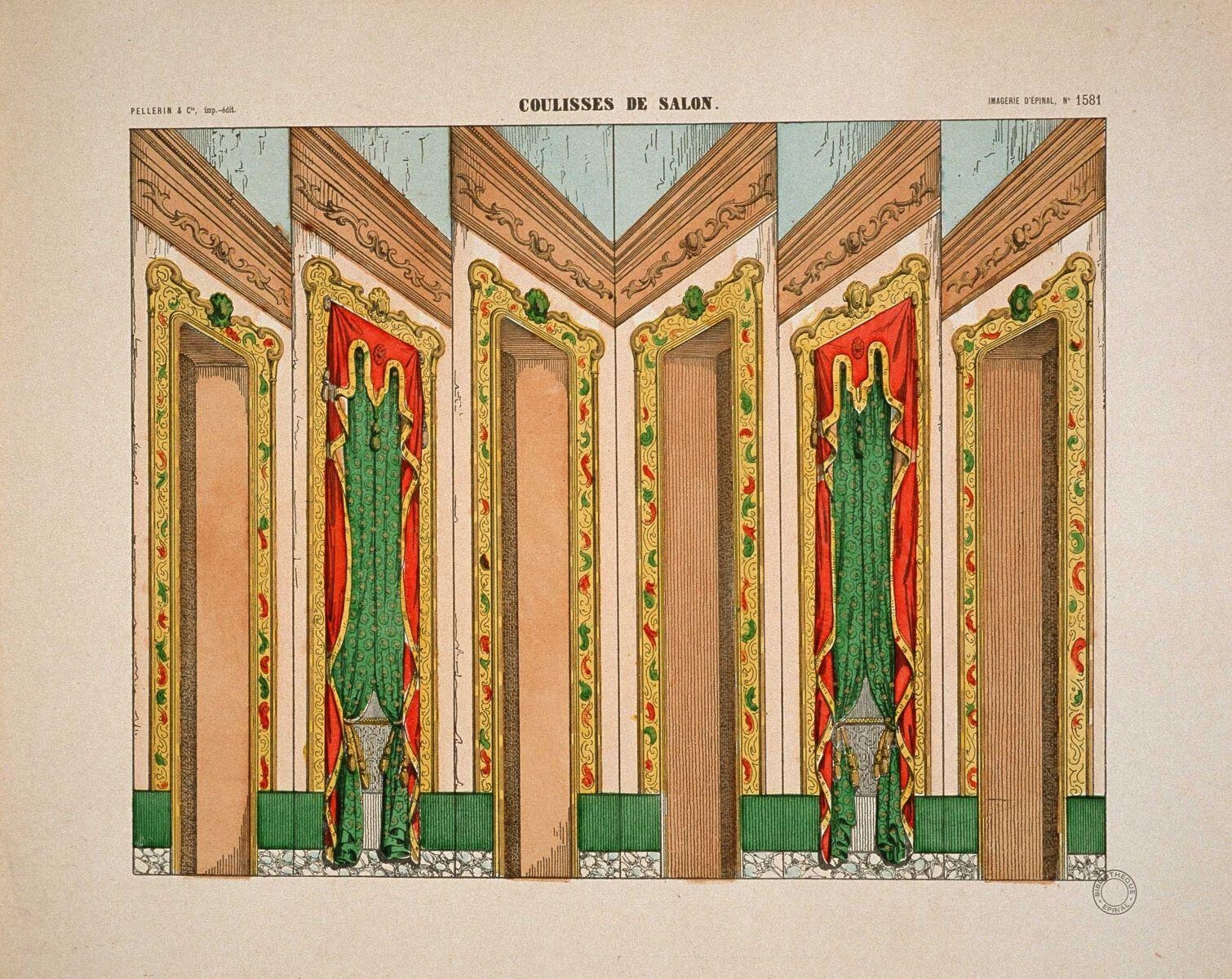 COULISSES DE SALON. (titre inscrit)