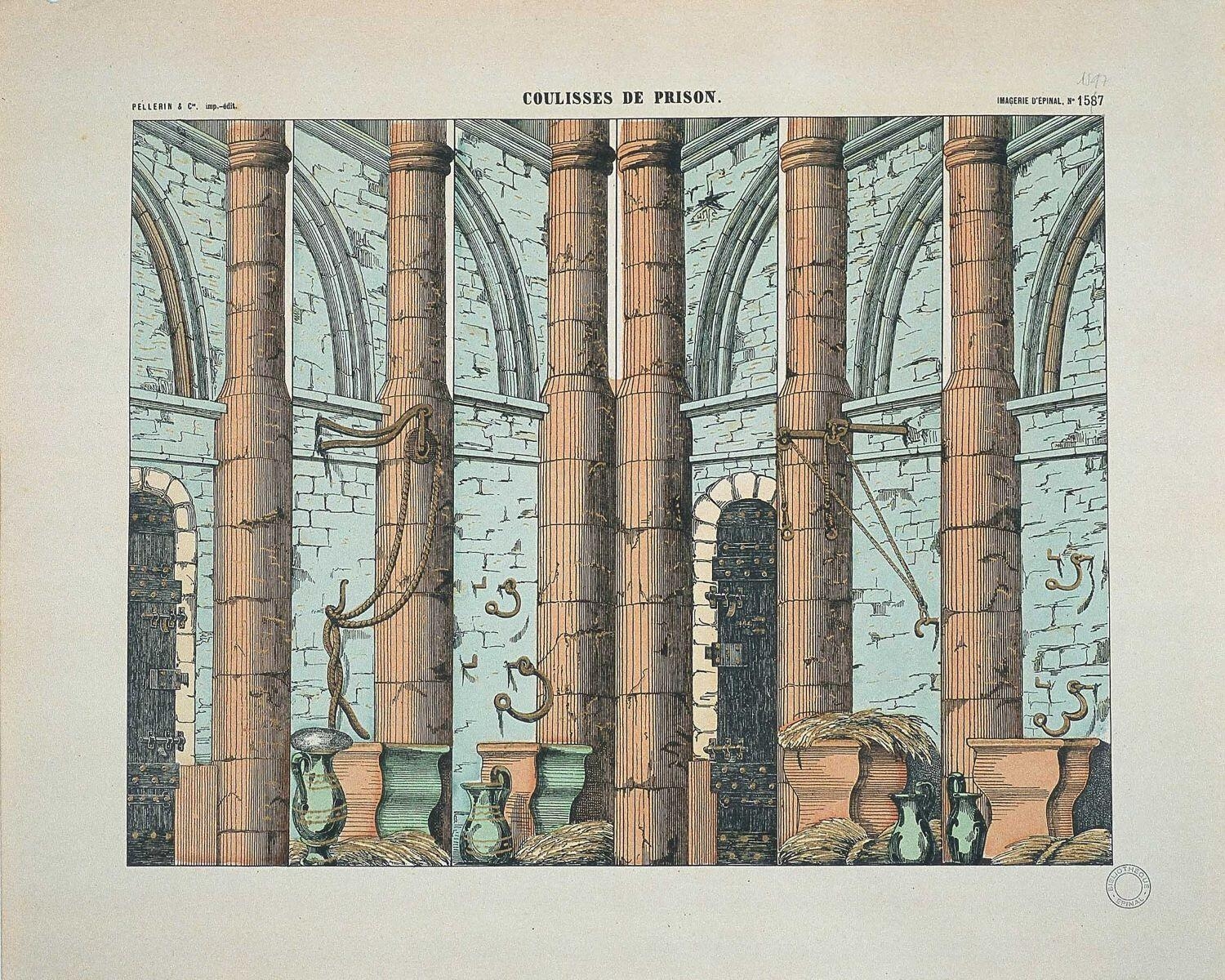 COULISSES DE PRISON. (titre inscrit)