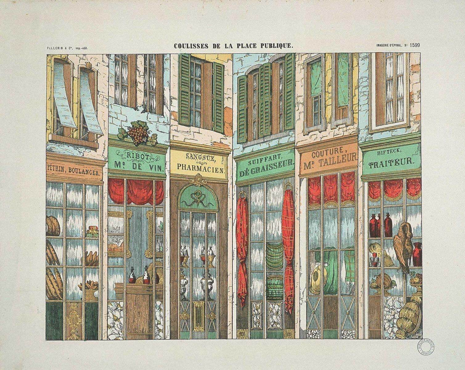 COULISSES DE LA PLACE PUBLIQUE. (titre inscrit)