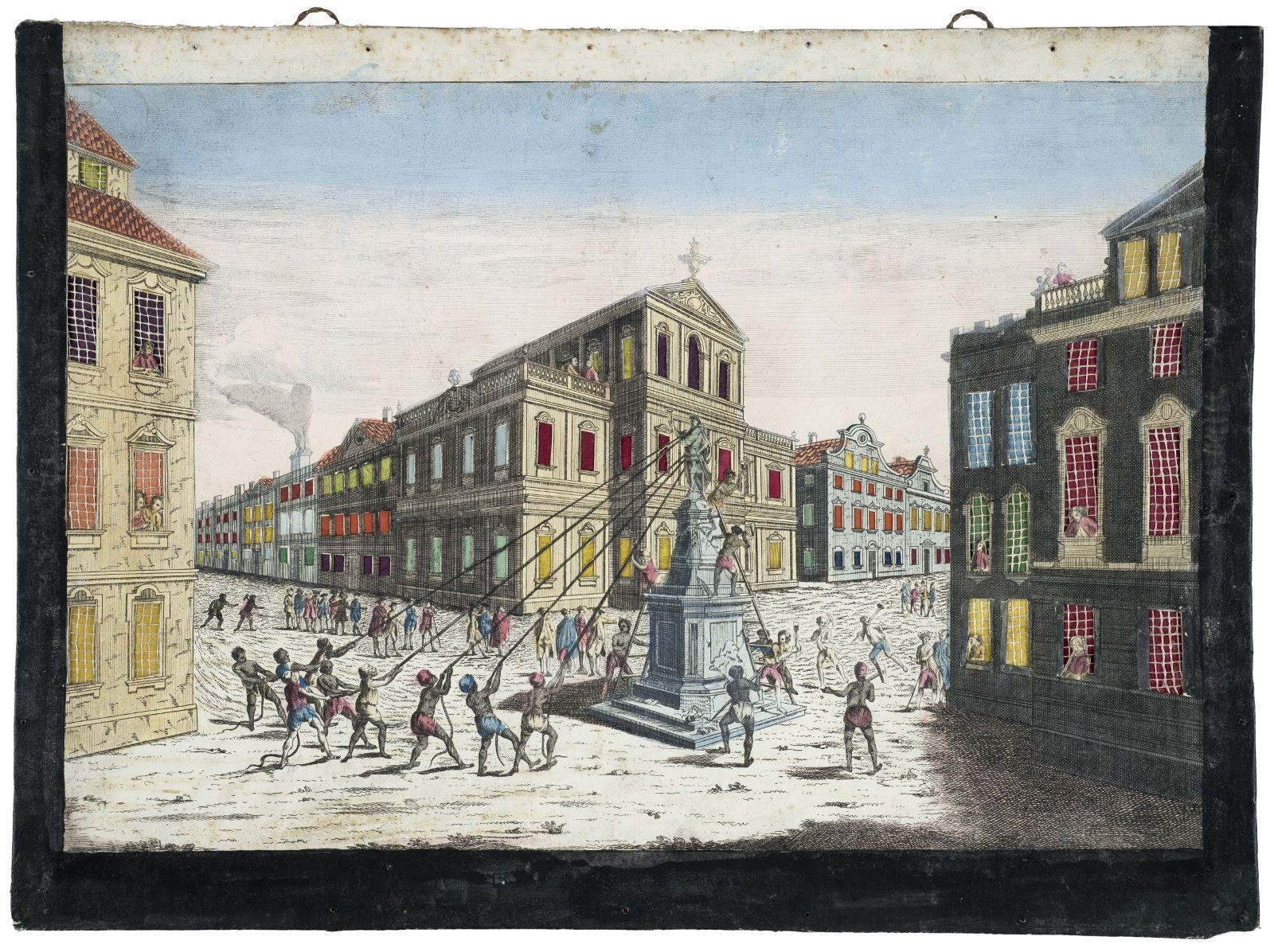 La Destruction de la Statue Royale de la Nouvelle Yorck (titre factice)