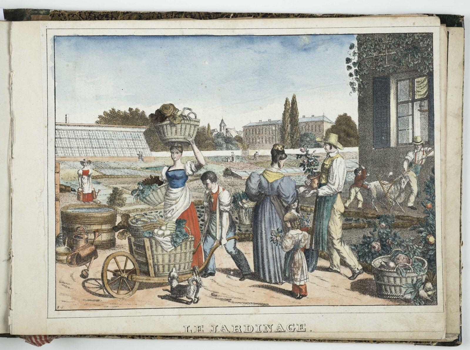 LE JARDINAGE. (titre inscrit)