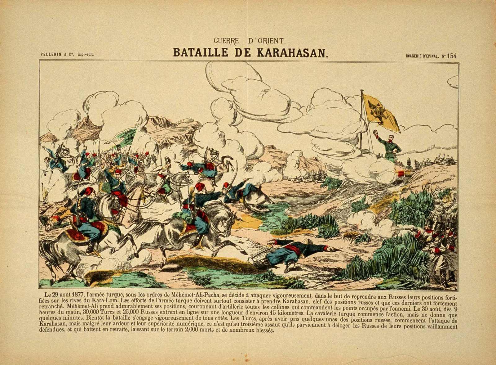 GUERRE D'ORIENT. / BATAILLE DE KARAHASAN. (titre inscrit)