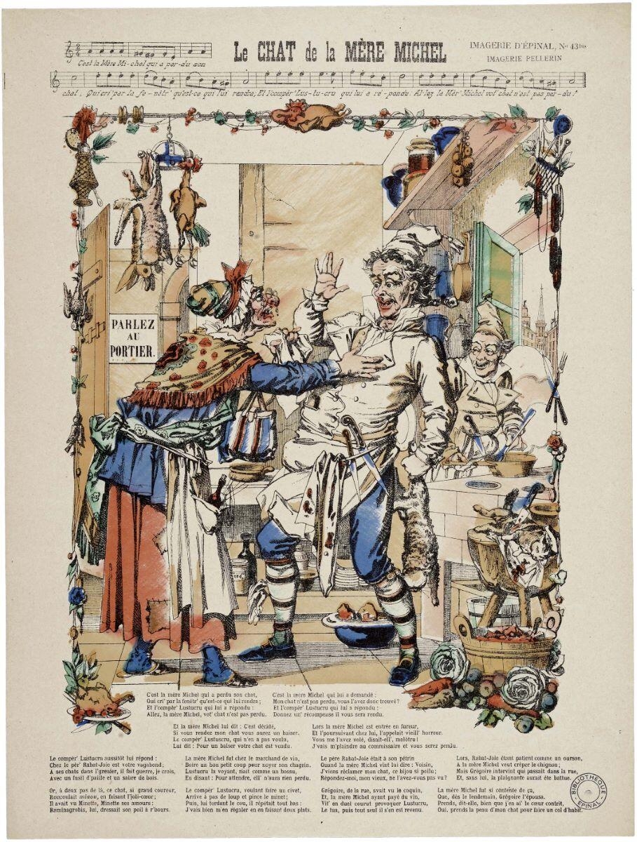 LE CHAT DE LA MÈRE MICHEL (titre inscrit)