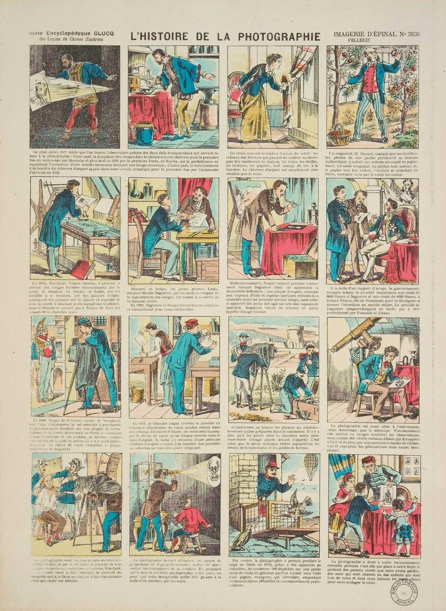 L'HISTOIRE DE LA PHOTOGRAPHIE (titre inscrit)