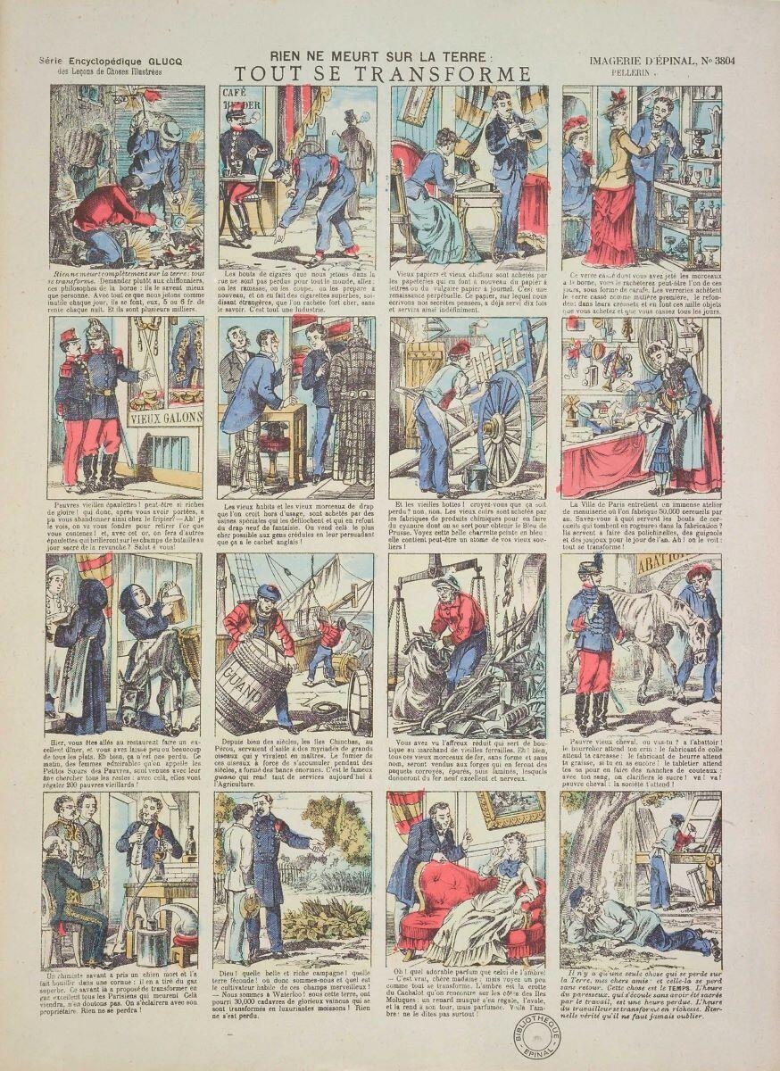 RIEN NE MEURT SUR LA TERRE : / TOUT SE TRANSFORME (titre inscrit)