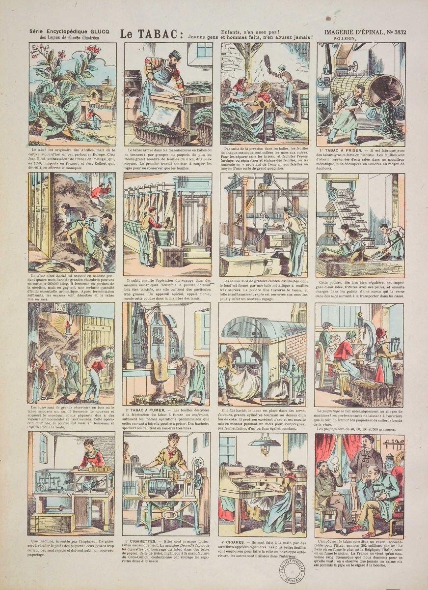 Le TABAC : Enfants, n'en usez pas / Jeunes gens et hommes faits, n'en abusez jamais ! (titre inscrit)