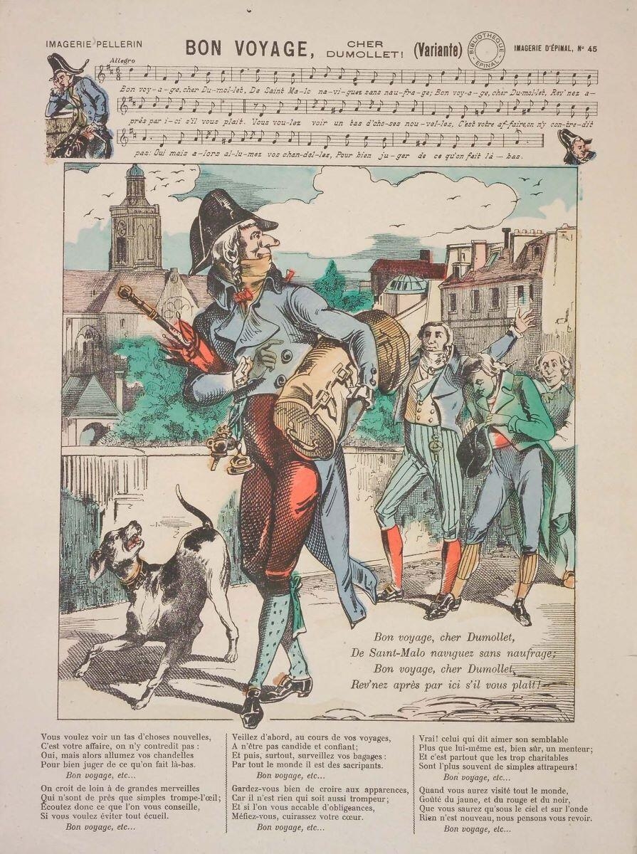 BON VOYAGE, / CHER / DUMOLLET ! (Variante) (titre inscrit)