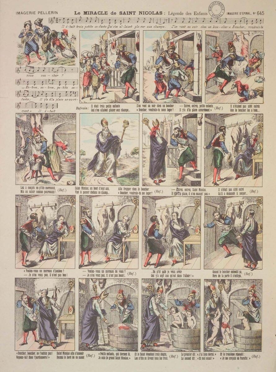 LE MIRACLE de SAINT-NICOLAS : Légende des Enfants (titre inscrit)