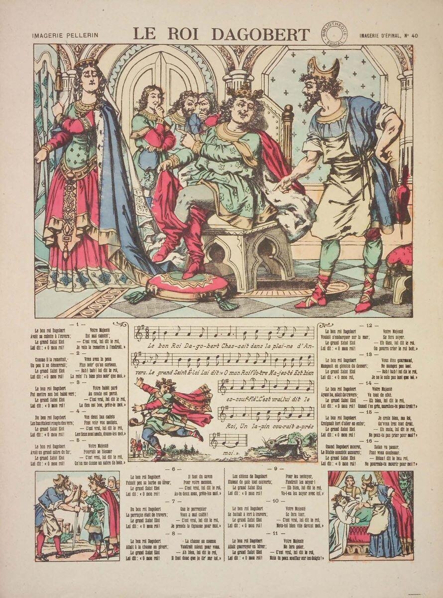 LE ROI DAGOBERT (titre inscrit)