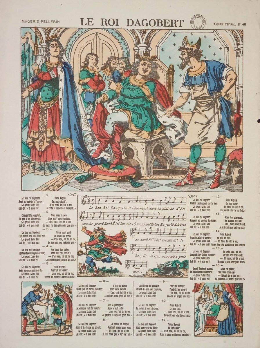 LE ROI DAGOBERT (titre inscrit)