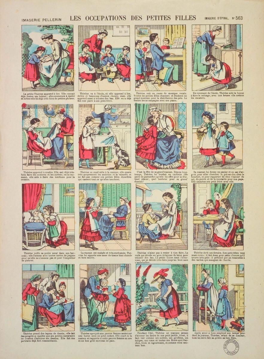 LES OCCUPATIONS DES PETITES FILLES (titre inscrit)