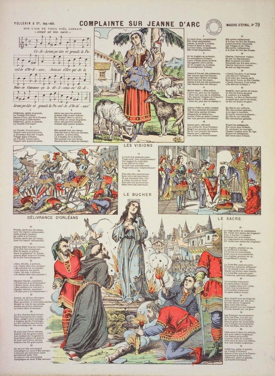 COMPLAINTE SUR JEANNE D'ARC (titre inscrit)