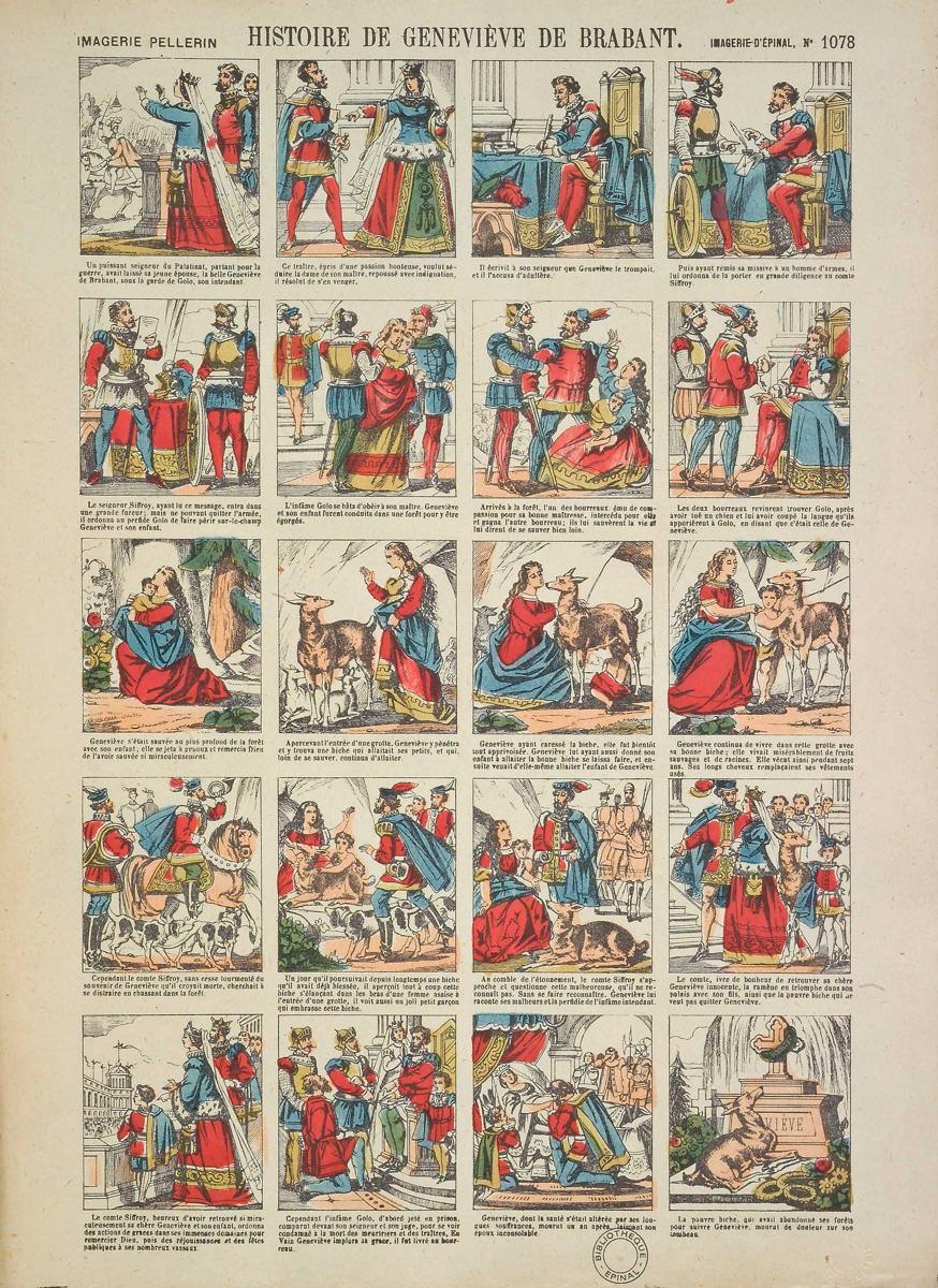 HISTOIRE DE GENEVIEVE DE BRABANT. (titre inscrit)